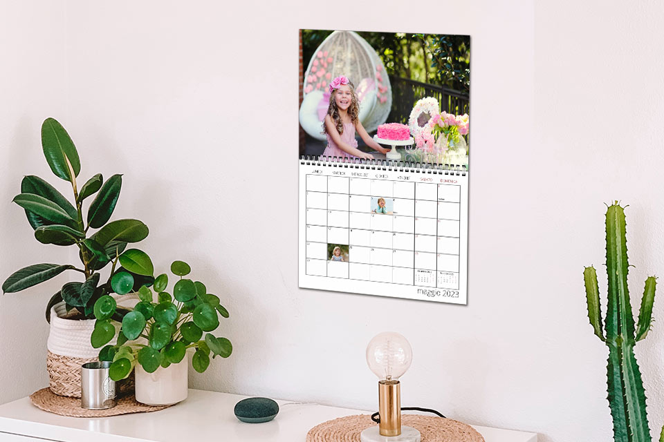 Calendario con Giorni Personalizzati Calendari da parete multipagina mensile